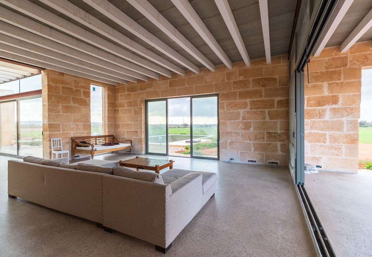 Country house in Campos - Finca Campo Sol Modern Finca in Campos with Pool for Long Term Rental in Mallorca