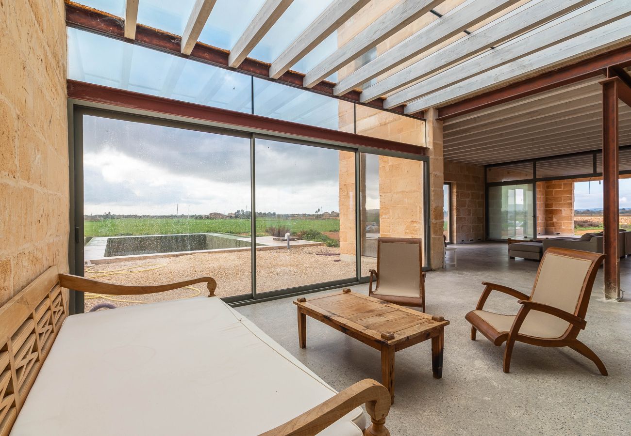 Country house in Campos - Finca Campo Sol Modern Finca in Campos with Pool for Long Term Rental in Mallorca