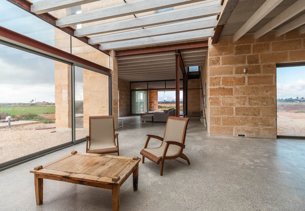 Country house in Campos - Finca Campo Sol Modern Finca in Campos with Pool for Long Term Rental in Mallorca