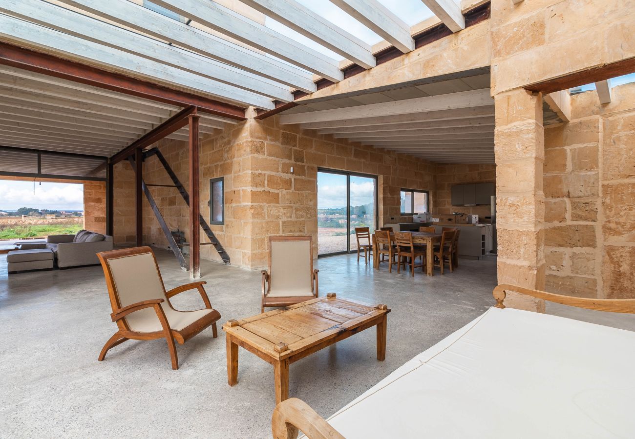 Country house in Campos - Finca Campo Sol Modern Finca in Campos with Pool for Long Term Rental in Mallorca