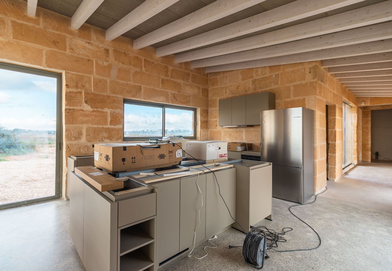 Country house in Campos - Finca Campo Sol Modern Finca in Campos with Pool for Long Term Rental in Mallorca