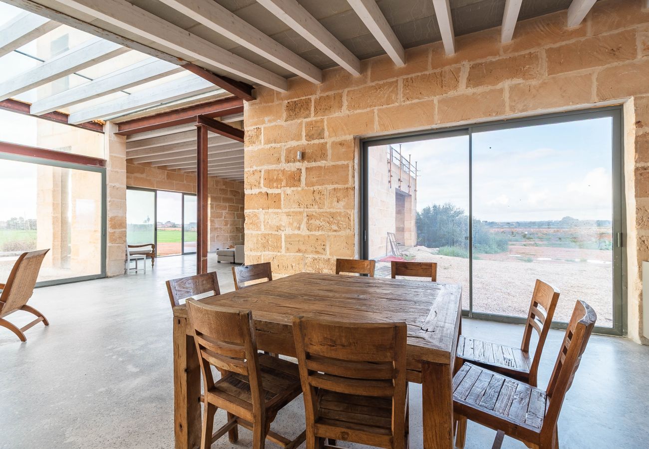 Country house in Campos - Finca Campo Sol Modern Finca in Campos with Pool for Long Term Rental in Mallorca