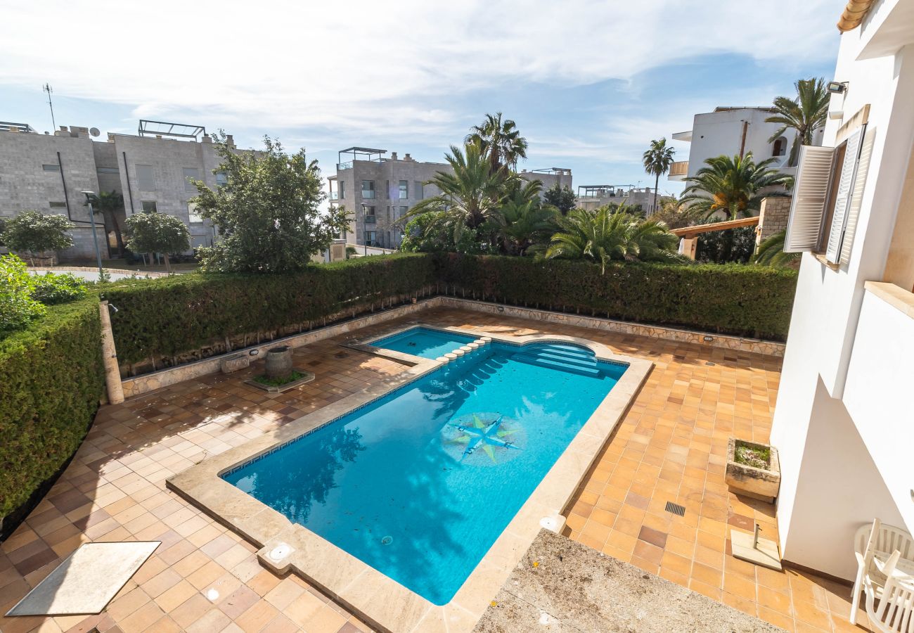 Flat in Cala Figuera - Long Term Rental in Cala Figuera Apartment with Private Pool and Garden in Mallorca