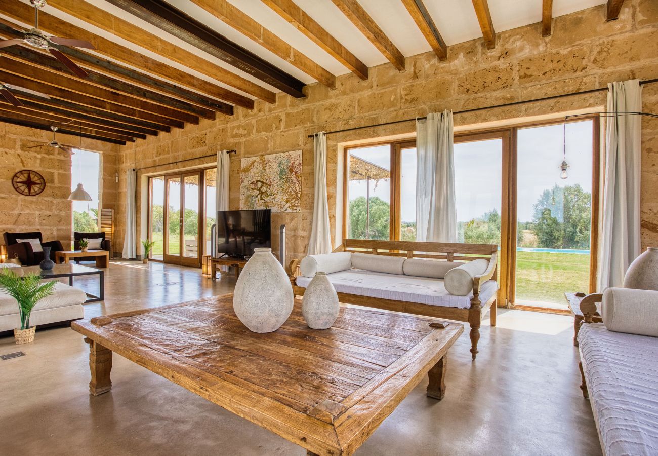 Country house in Campos - Son Coranta » modern finca with pool, quite location, a place to relax