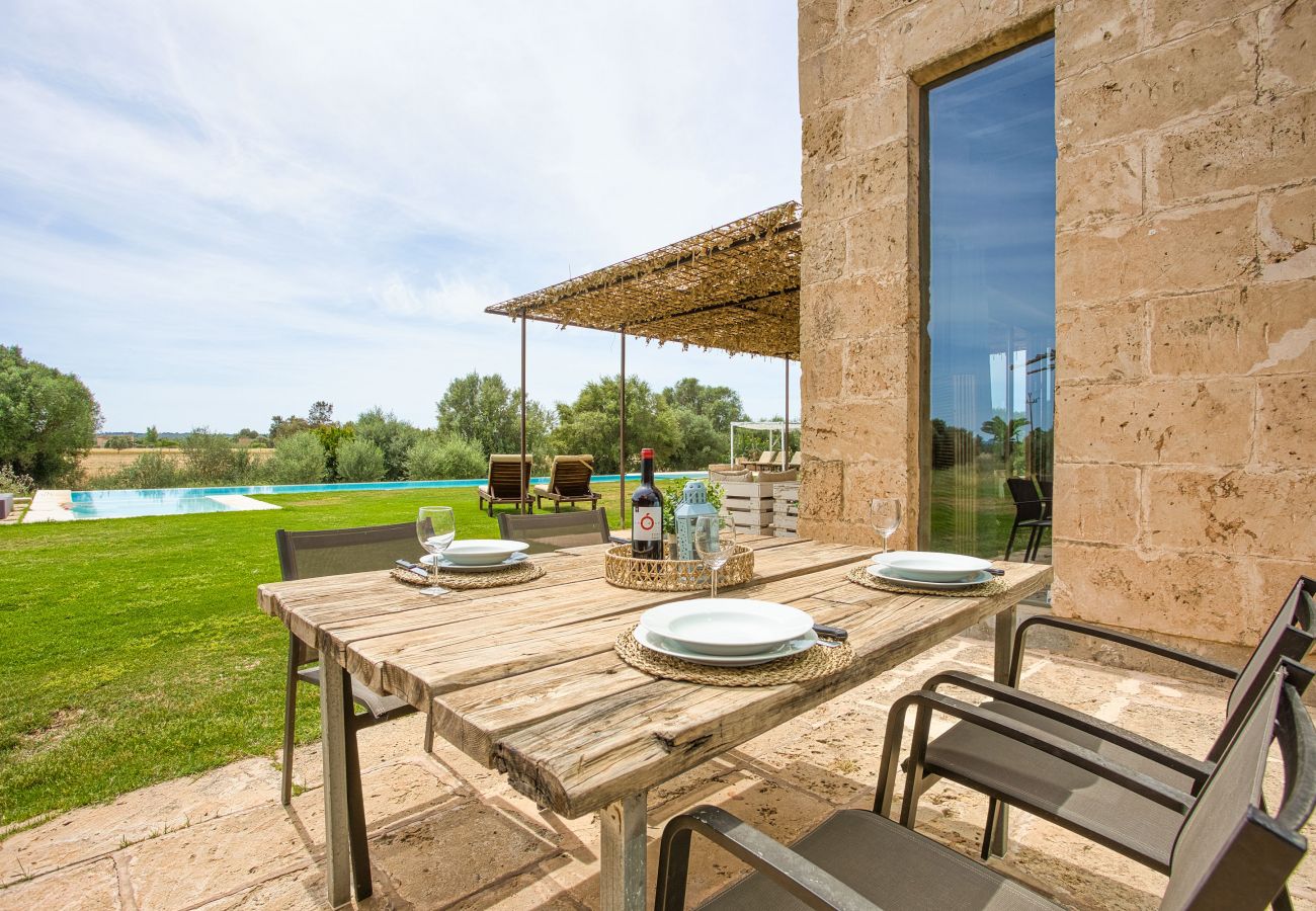 Country house in Campos - Son Coranta » modern finca with pool, quite location, a place to relax