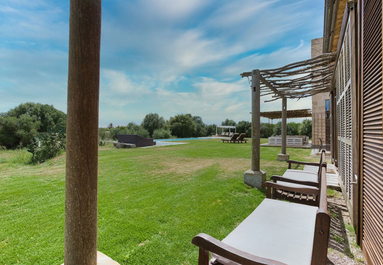 Country house in Campos - Son Coranta » modern finca with pool, quite location, a place to relax