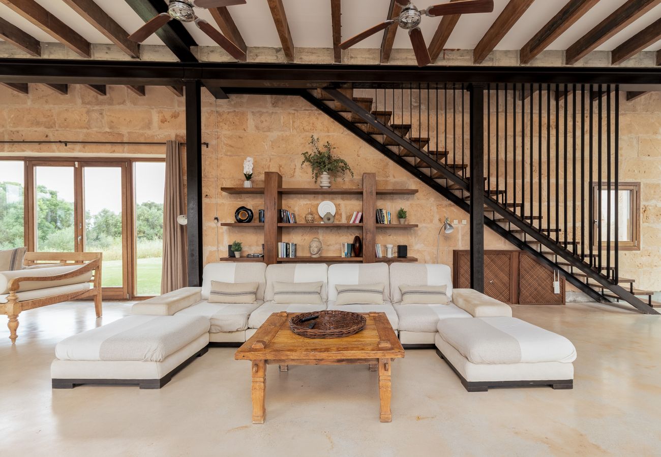 Country house in Campos - Son Coranta stylish holiday house with pool in a quiet and natural setting in Campos