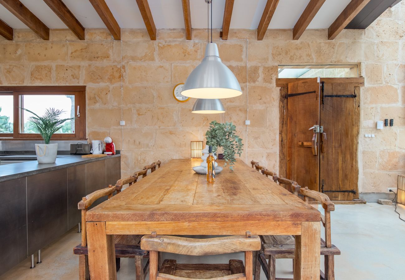 Country house in Campos - Son Coranta stylish holiday house with pool in a quiet and natural setting in Campos