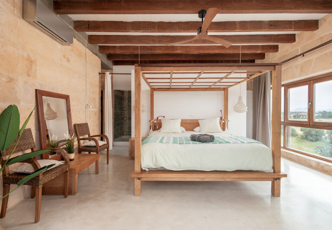 Country house in Campos - Son Coranta stylish holiday house with pool in a quiet and natural setting in Campos