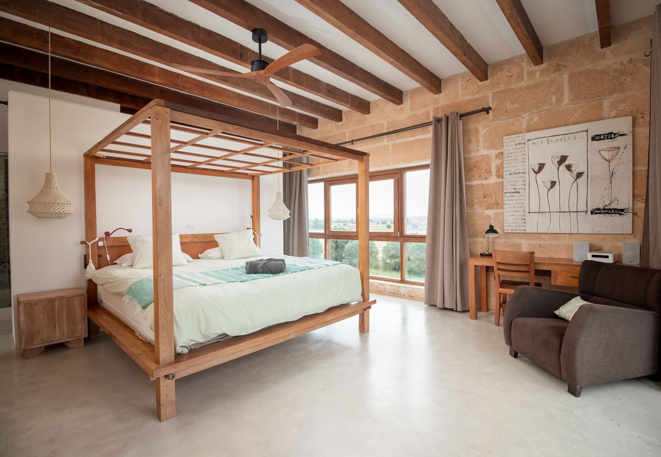 Country house in Campos - Son Coranta stylish holiday house with pool in a quiet and natural setting in Campos