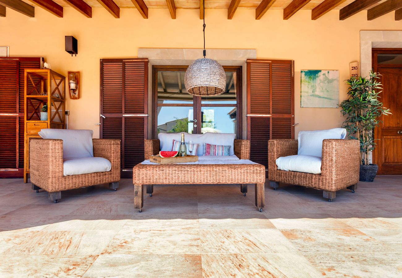 Country house in Cala Figuera - Can Molino finca with pool in quiet surroundings Santanyi, close to the beach 