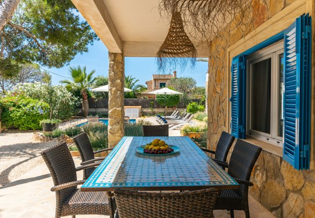 House in Santanyi - Villa Azul holiday house with private pool at Cala Llombards House in Santanyi - Villa Azul holiday house with private pool at Cala Llombards