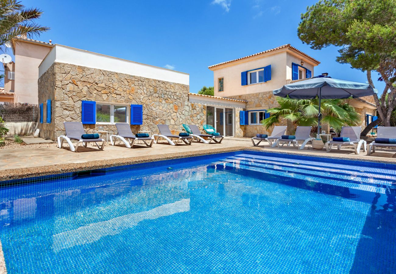 Villa in Santanyi - Villa Azul holiday house with private pool at Cala Llombards