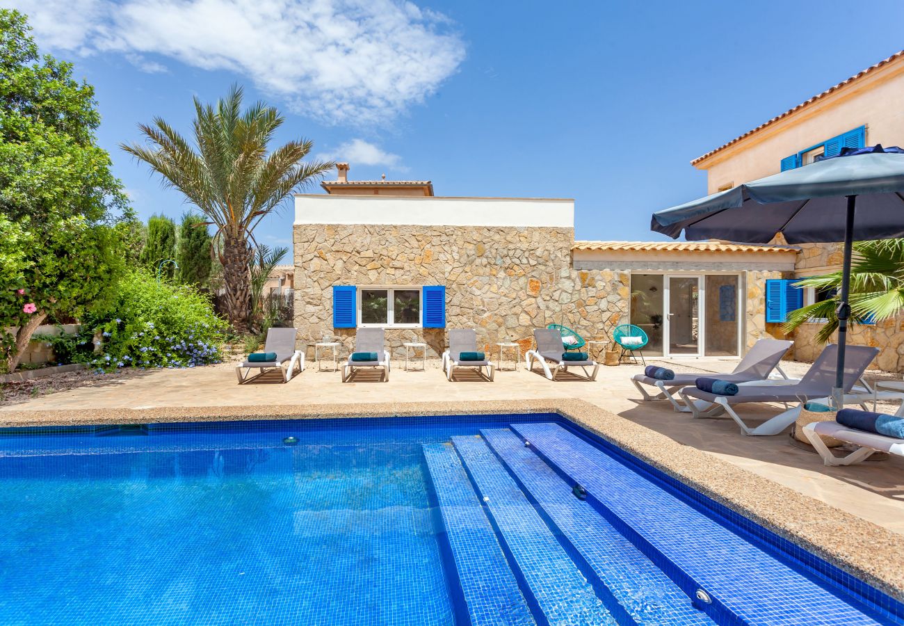 Villa in Santanyi - Villa Azul holiday house with private pool at Cala Llombards