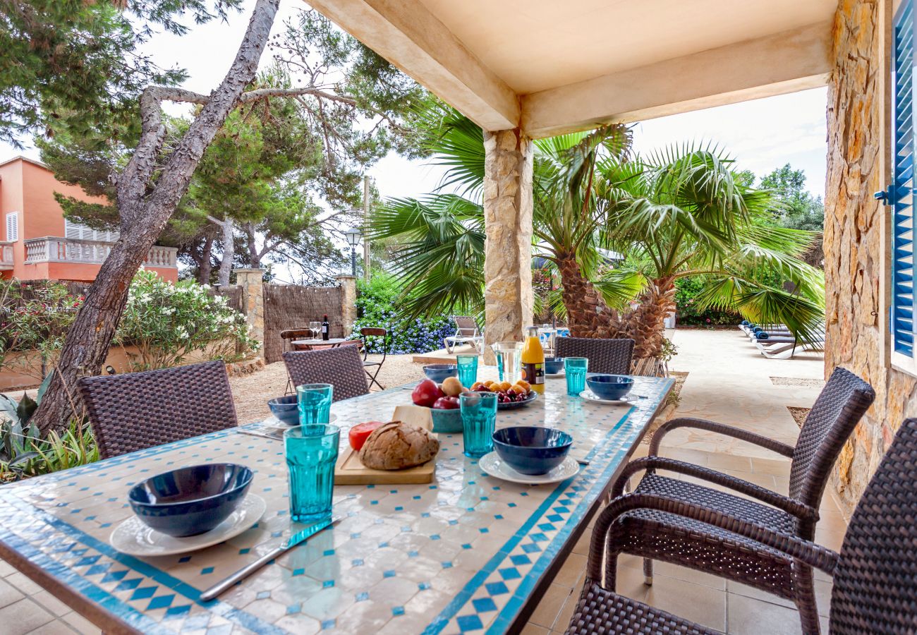 Villa in Santanyi - Villa Azul holiday house with private pool at Cala Llombards