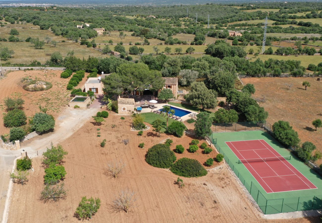 Country house in Santanyi - Ses Angoixes » country house for 10 people with privat tennis court  