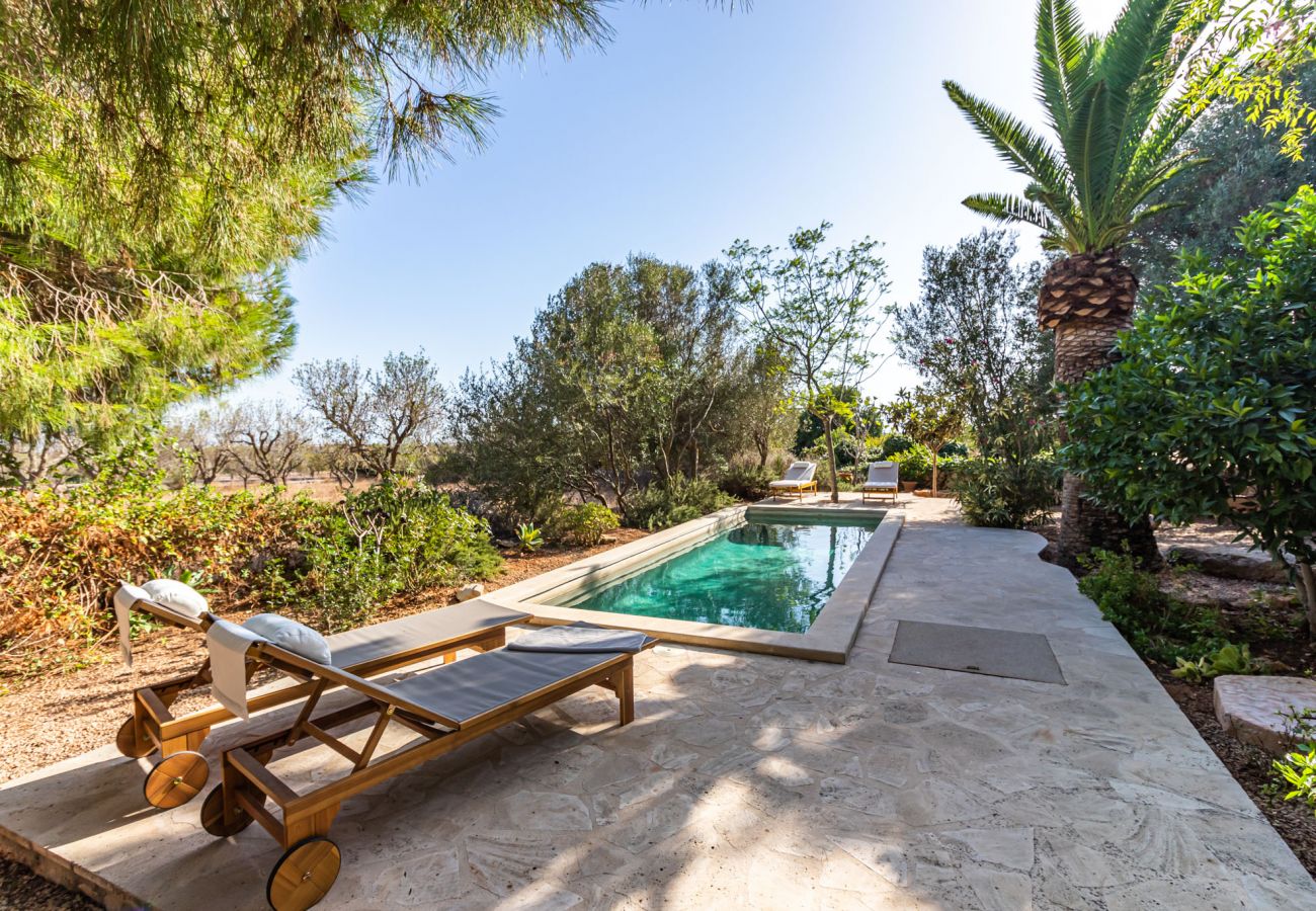 Country house in Santanyi - Can Blai Blai country house with garden, views and swimming pool in Santanyi