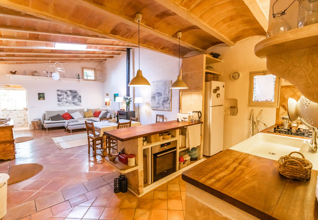 Country house in Santanyi - Can Blai Blai country house with garden, views and swimming pool in Santanyi