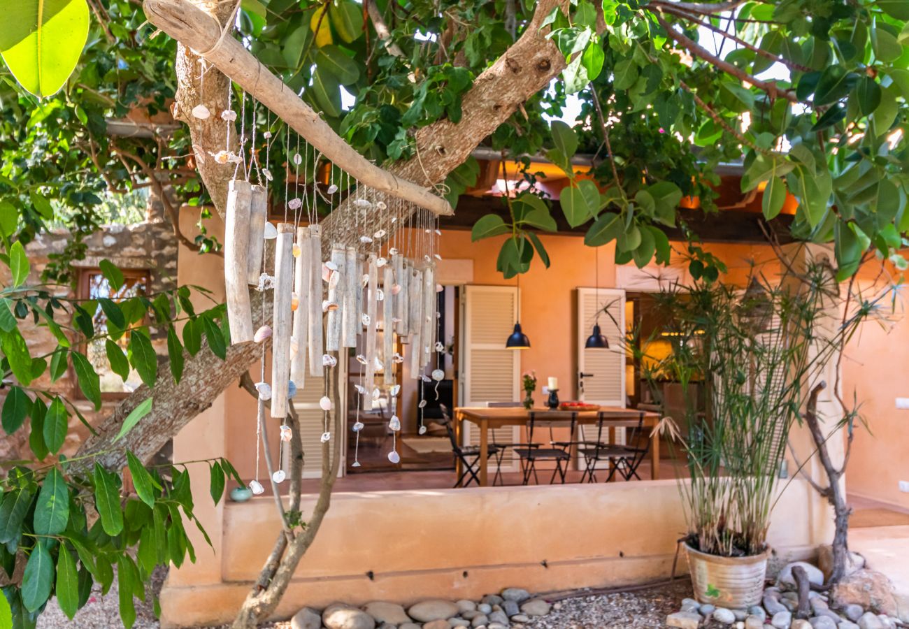 Country house in Santanyi - Can Blai Blai country house with garden, views and swimming pool in Santanyi