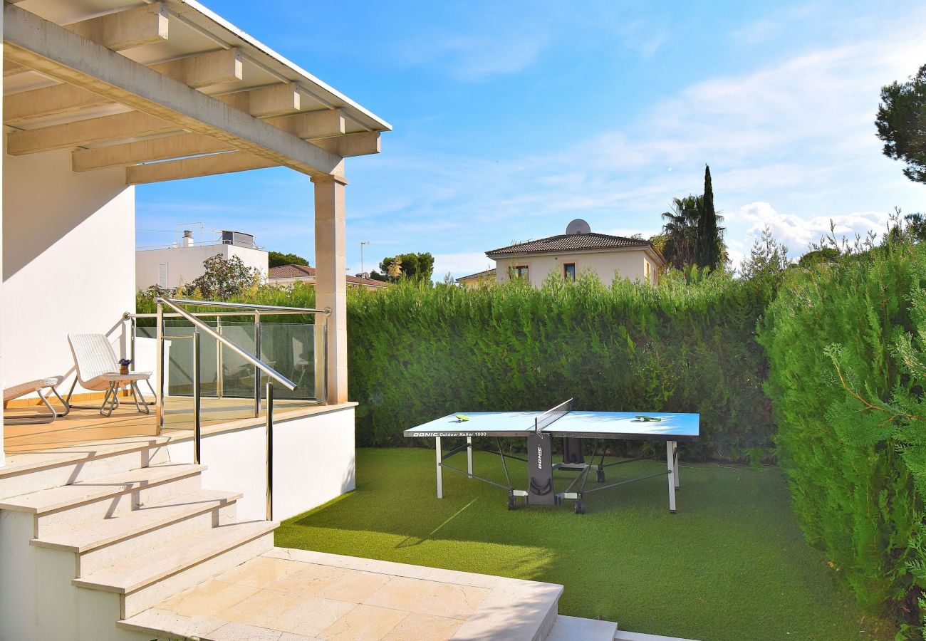 Townhouse in Playa de Muro - Siulador 107 fantastic villa with private pool, terrace, pool table, table tennis and air conditioning