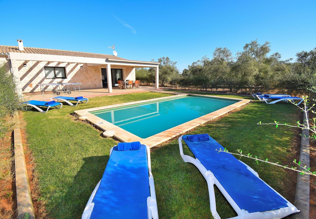 Country house in Can Picafort - Ullastres 109 wonderful finca with private pool, garden, ping pong and air conditioning