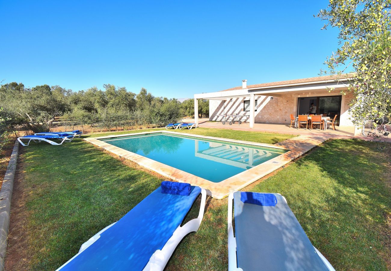Country house in Can Picafort - Ullastres 109 wonderful finca with private pool, garden, ping pong and air conditioning