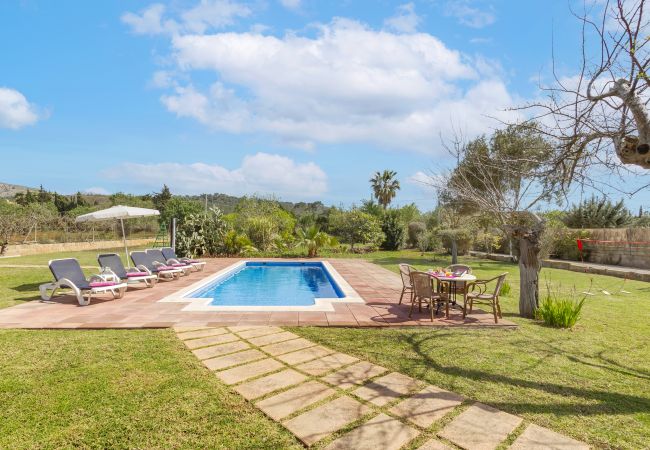 Country house in Alcudia - Marilen 254 fantastic finca with private pool, large garden, playground and air conditioning