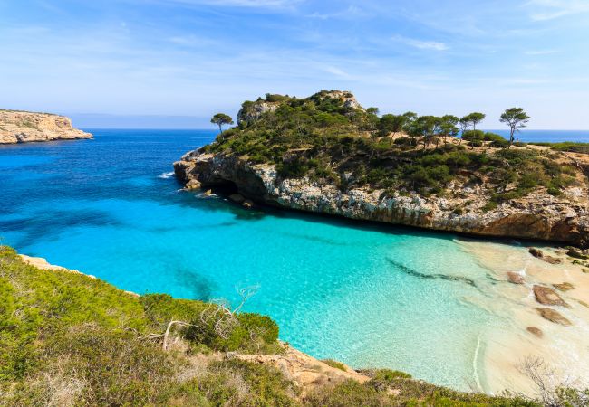 Apartment in Santanyi - Holiday apartment Oasis on the upper floor with comfort and charm, pool, and a prime location close to the beach in Cala Santanyí  Apartment in Santanyi - Holiday apartment Oasis on the upper floor with comfort and charm, pool, and a prime location close to the beach in Cala Santanyí