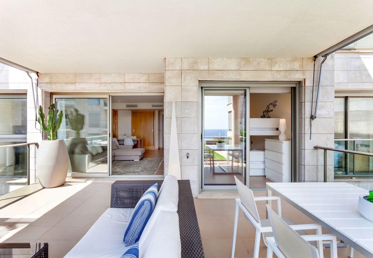 Apartment in Cala Figuera - Apartment Cap Blau furnished apartment for monthly rent in Mallorca Cala Figuera with sea view