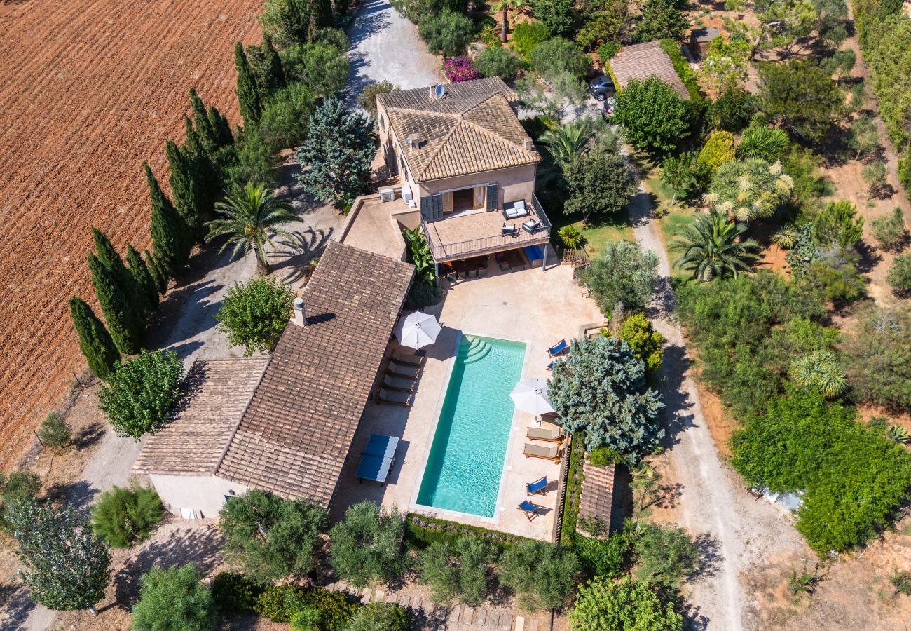 House in Campos - Holiday House Can Riera Stylish accommodation with pool for 12 people near Es Trenc beach