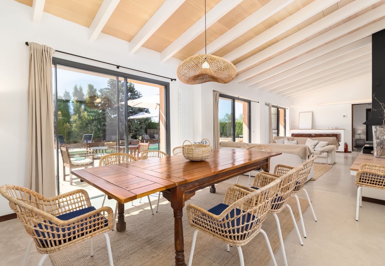 House in Campos - Holiday House Can Riera Stylish accommodation with pool for 12 people near Es Trenc beach