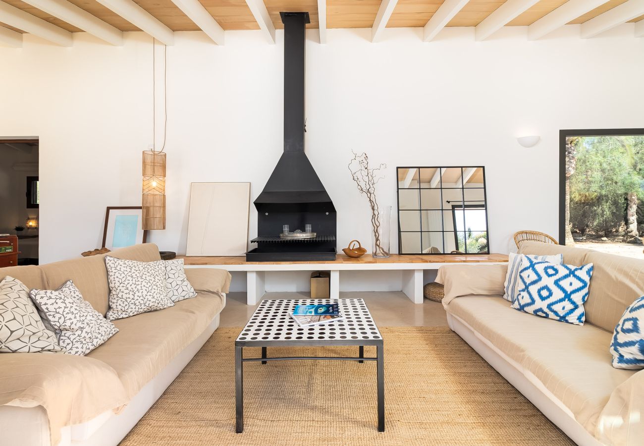 House in Campos - Holiday House Can Riera Stylish accommodation with pool for 12 people near Es Trenc beach