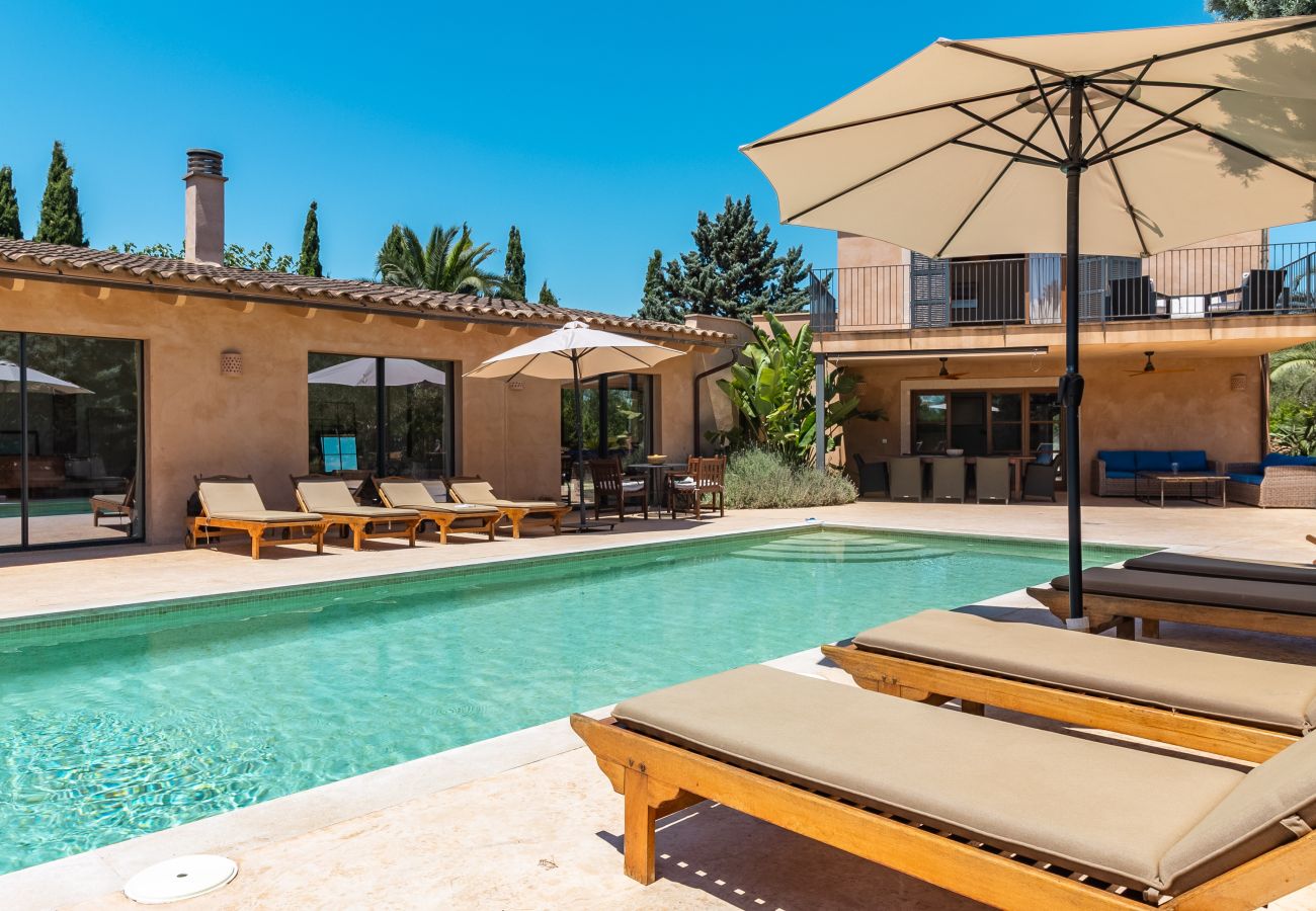 House in Campos - Holiday House Can Riera Stylish accommodation with pool for 12 people near Es Trenc beach