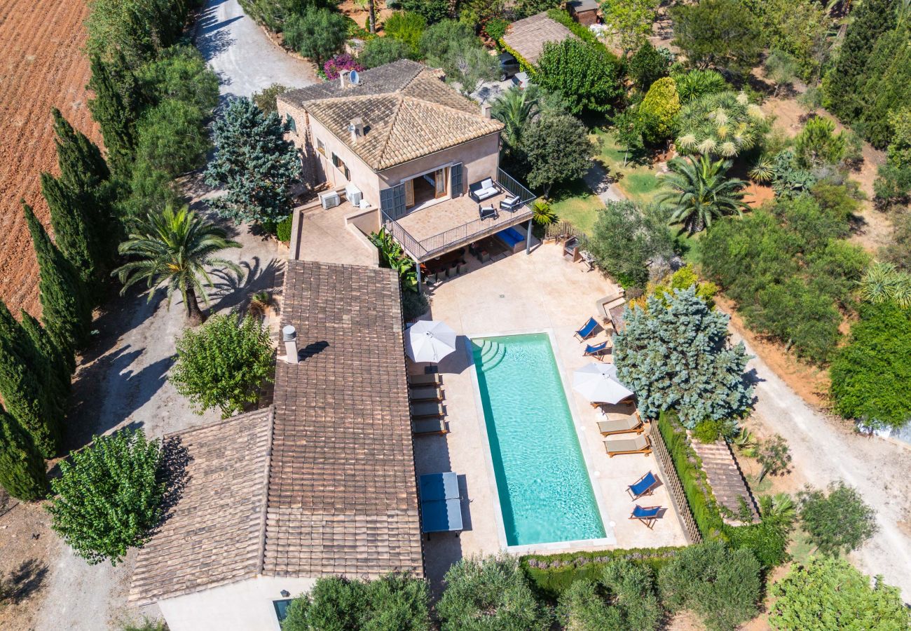 House in Campos - Holiday House Can Riera Stylish accommodation with pool for 12 people near Es Trenc beach