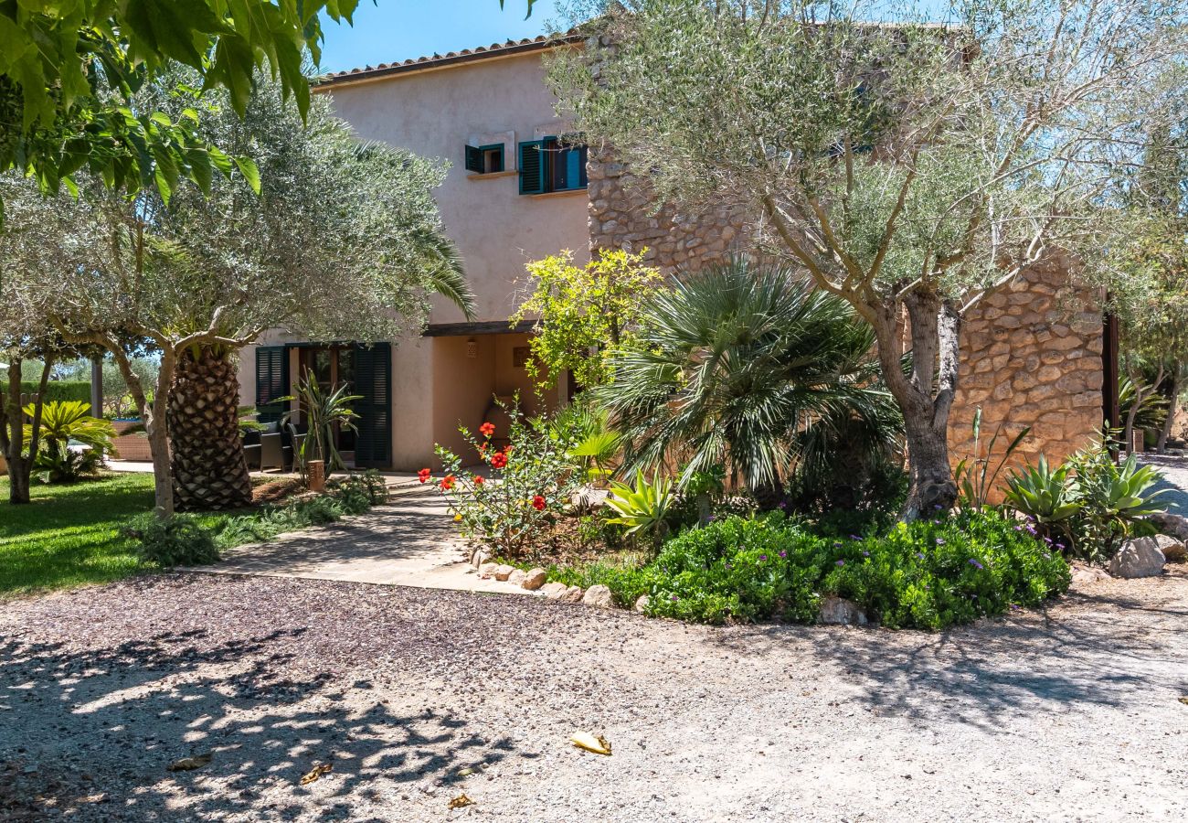 House in Campos - Holiday House Can Riera Stylish accommodation with pool for 12 people near Es Trenc beach