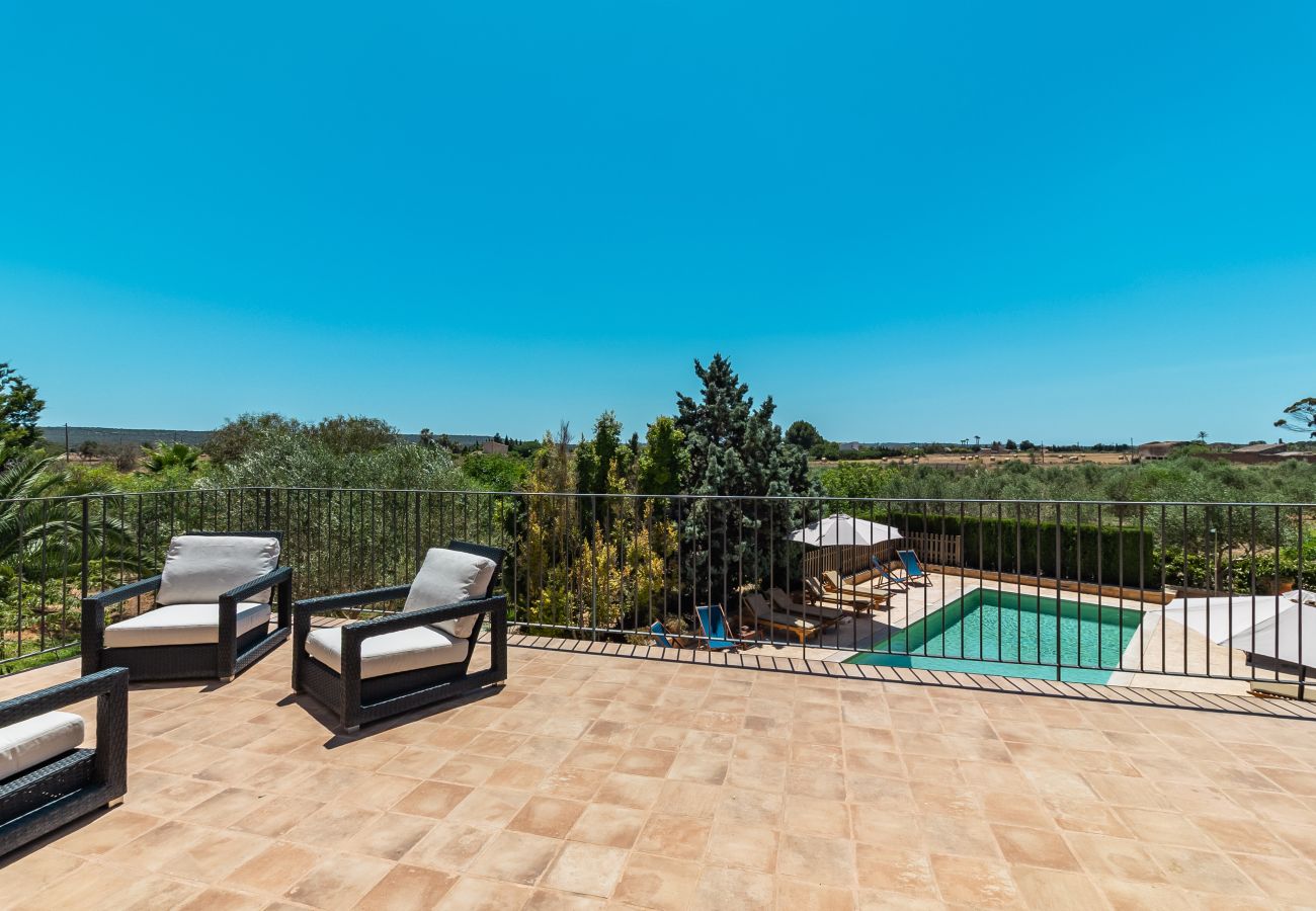 House in Campos - Holiday House Can Riera Stylish accommodation with pool for 12 people near Es Trenc beach