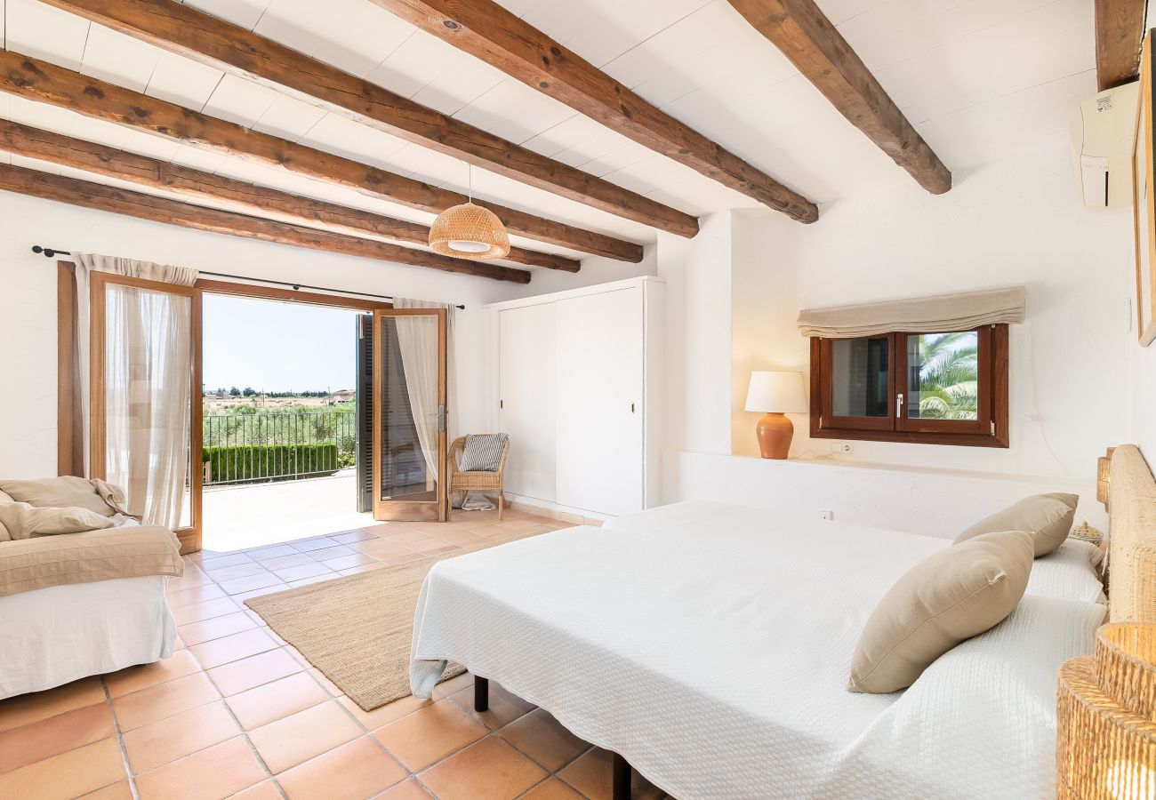 House in Campos - Holiday House Can Riera Stylish accommodation with pool for 12 people near Es Trenc beach