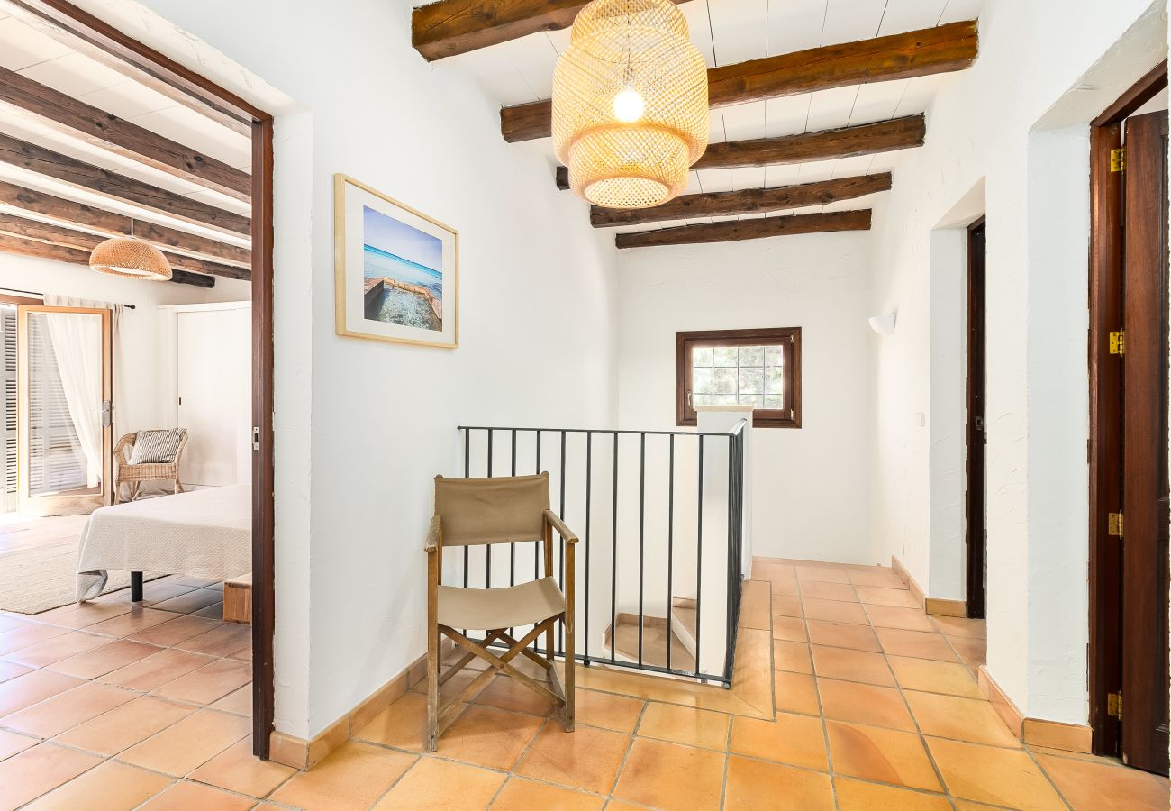 House in Campos - Holiday House Can Riera Stylish accommodation with pool for 12 people near Es Trenc beach