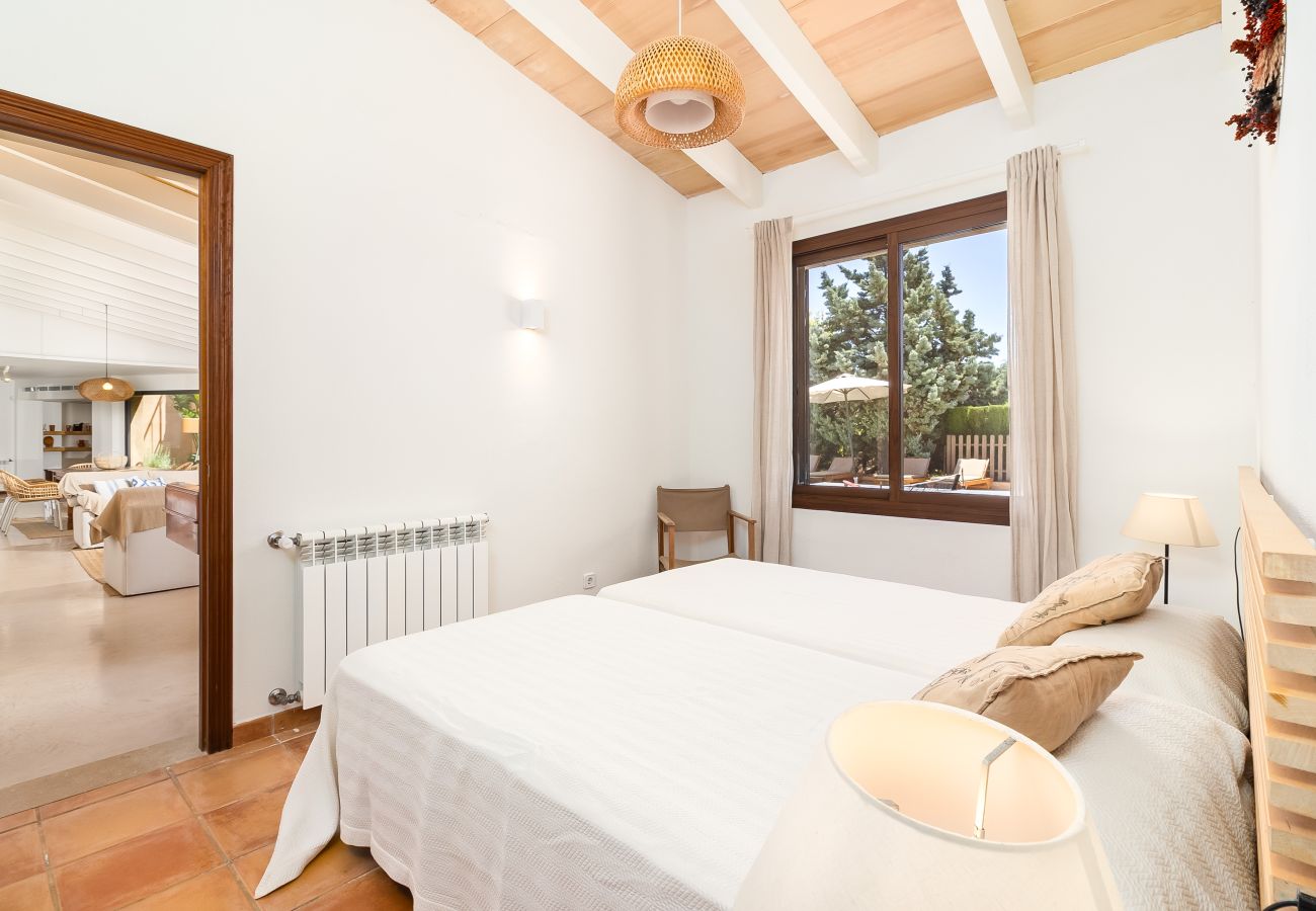 House in Campos - Holiday House Can Riera Stylish accommodation with pool for 12 people near Es Trenc beach
