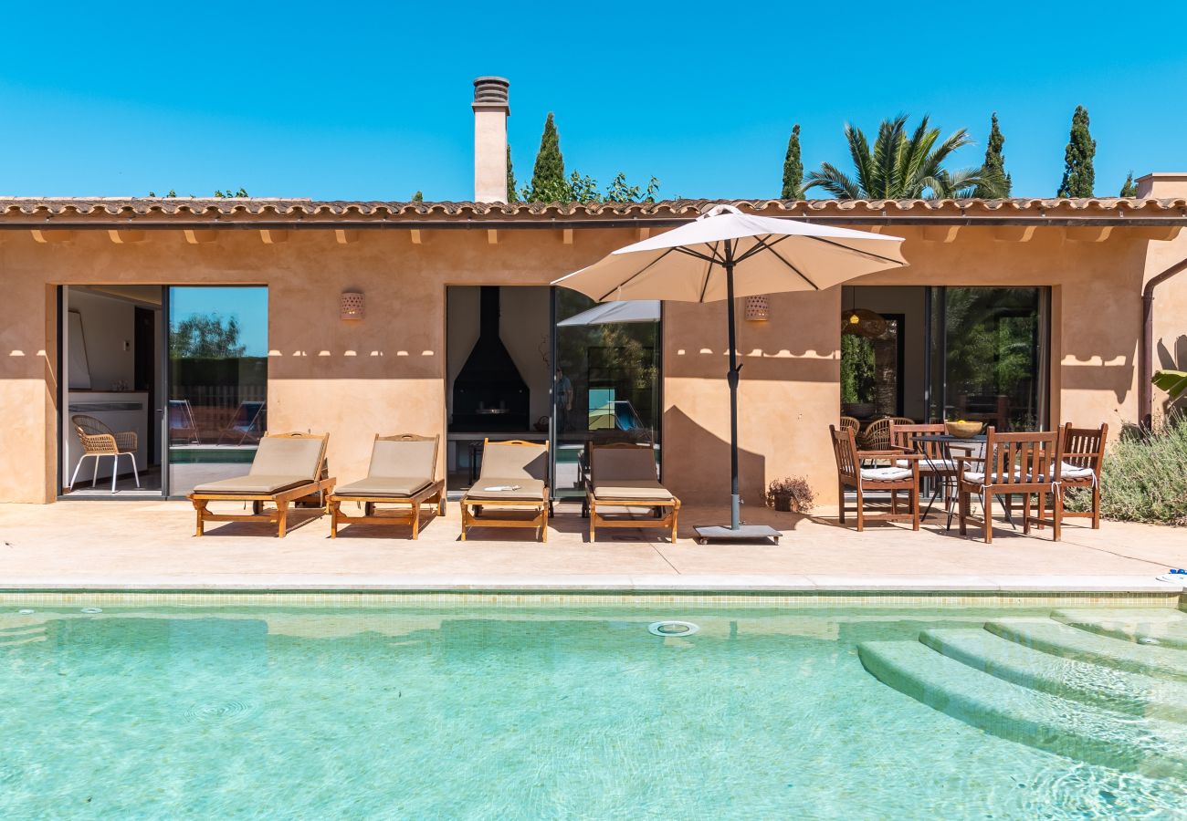 House in Campos - Holiday House Can Riera Stylish accommodation with pool for 12 people near Es Trenc beach