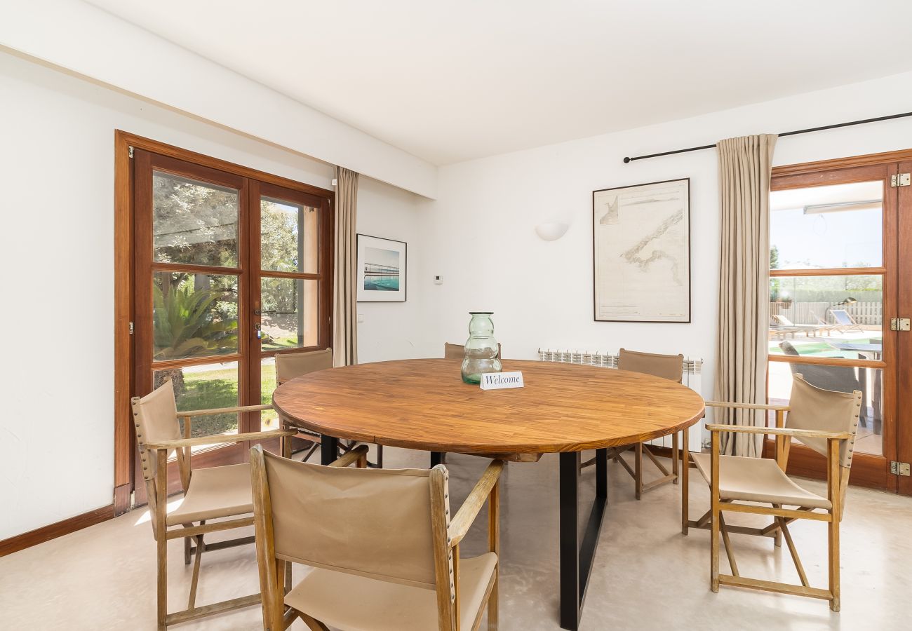 House in Campos - Holiday House Can Riera Stylish accommodation with pool for 12 people near Es Trenc beach