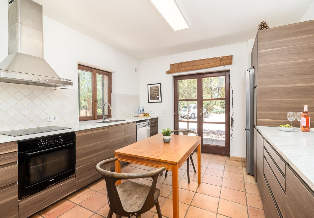 House in Campos - Holiday House Can Riera Stylish accommodation with pool for 12 people near Es Trenc beach