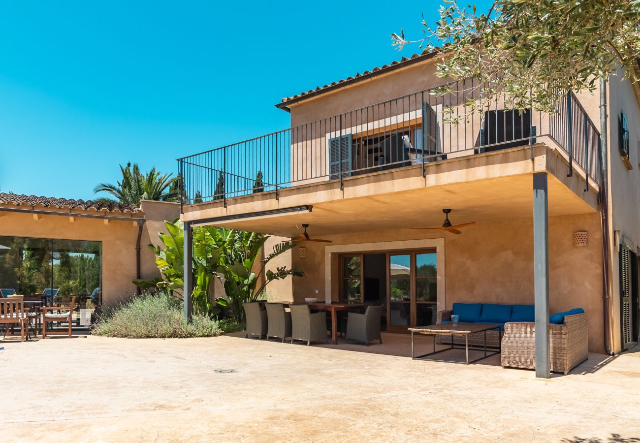 House in Campos - Holiday House Can Riera Stylish accommodation with pool for 12 people near Es Trenc beach