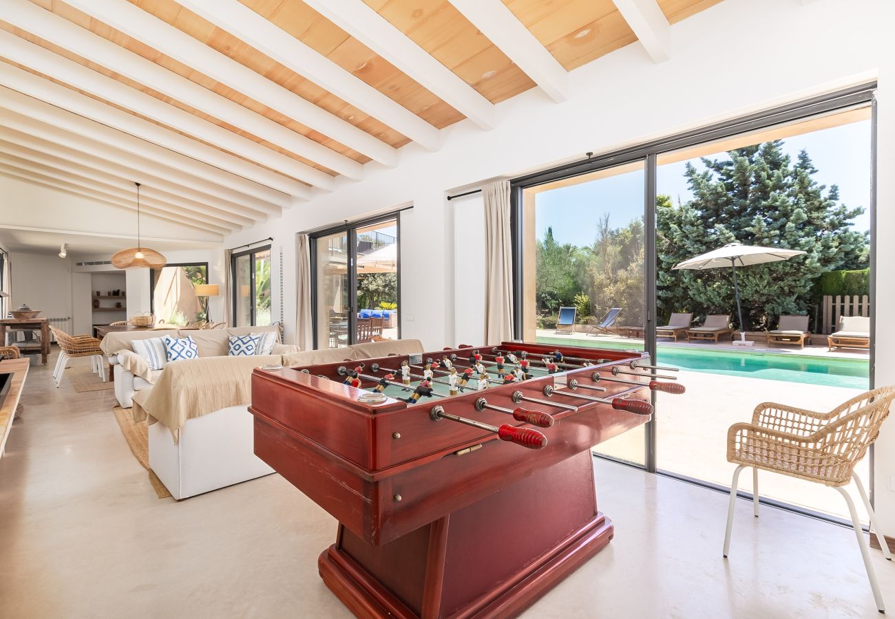 House in Campos - Holiday House Can Riera Stylish accommodation with pool for 12 people near Es Trenc beach