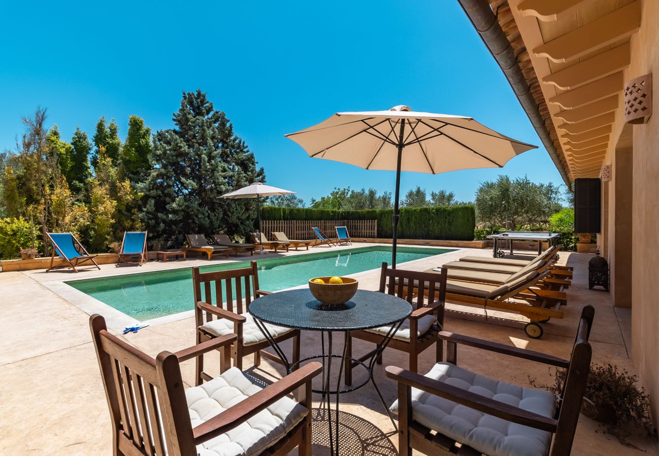 House in Campos - Holiday House Can Riera Stylish accommodation with pool for 12 people near Es Trenc beach
