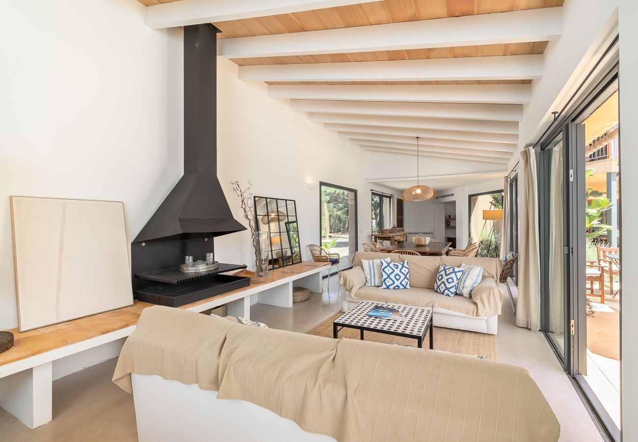 House in Campos - Holiday House Can Riera Stylish accommodation with pool for 12 people near Es Trenc beach