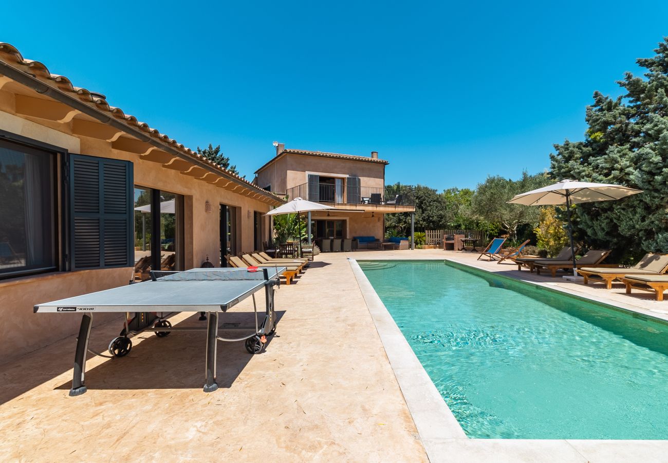 House in Campos - Holiday House Can Riera Stylish accommodation with pool for 12 people near Es Trenc beach