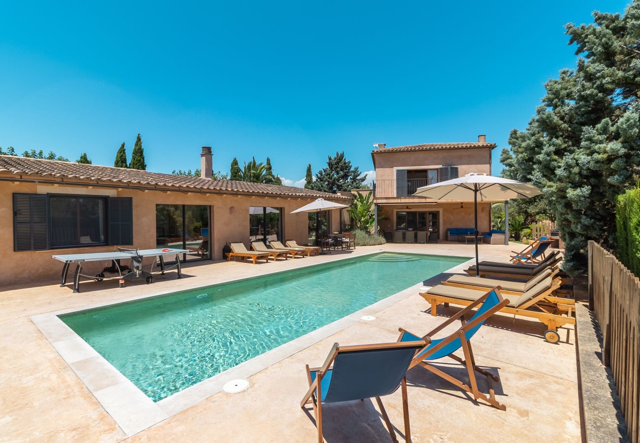 House in Campos - Holiday House Can Riera Stylish accommodation with pool for 12 people near Es Trenc beach