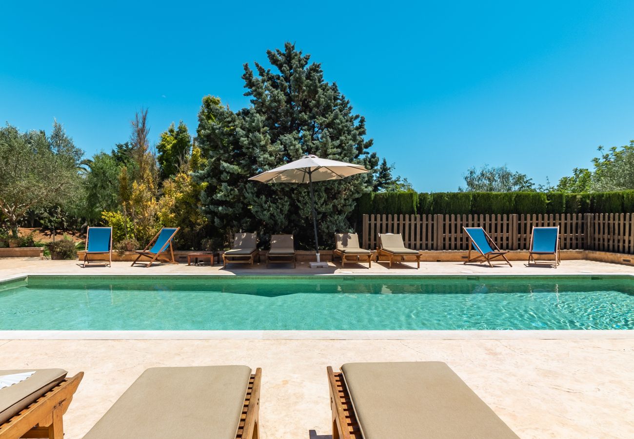 House in Campos - Holiday House Can Riera Stylish accommodation with pool for 12 people near Es Trenc beach