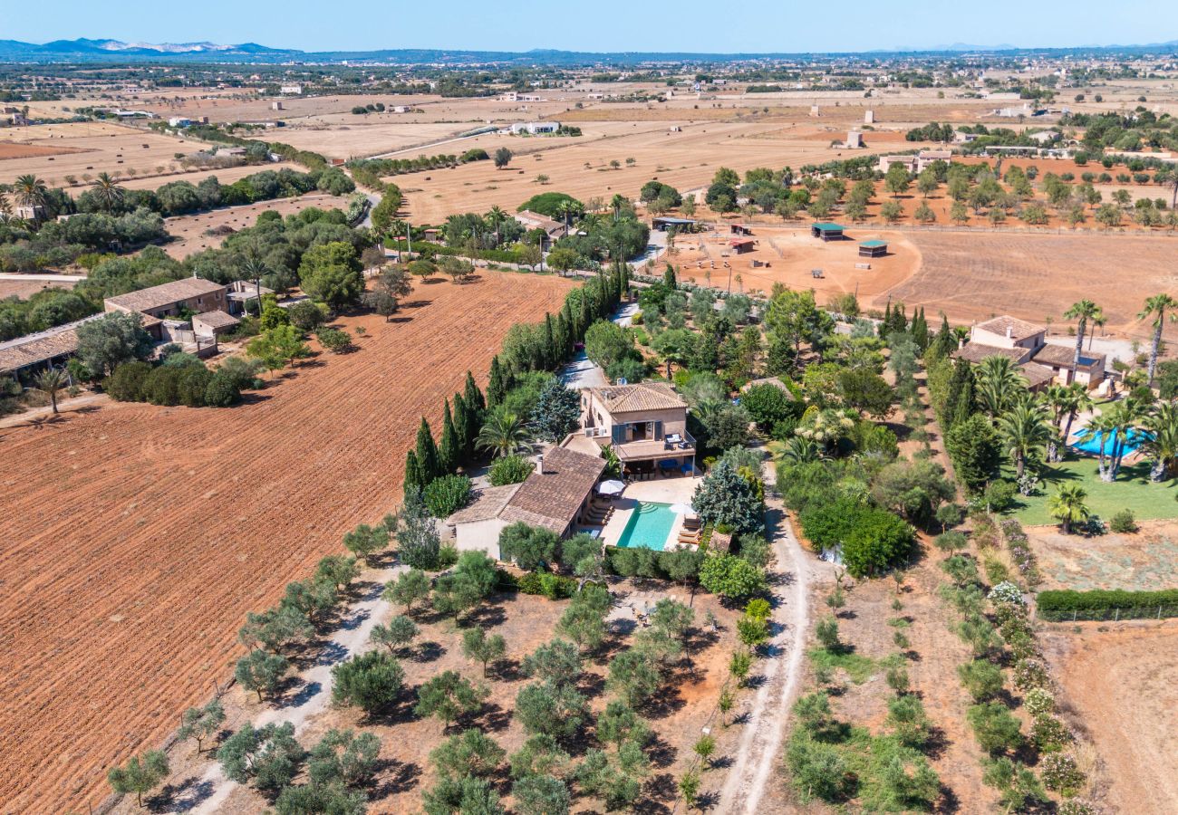 House in Campos - Holiday House Can Riera Stylish accommodation with pool for 12 people near Es Trenc beach